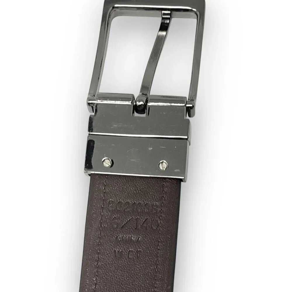 Big & Tall Black Brown Reversible Stylish Dress Belt Stylish Men’s Size 56